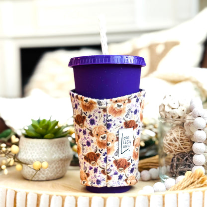 Highland Cow - Coffee Cozy