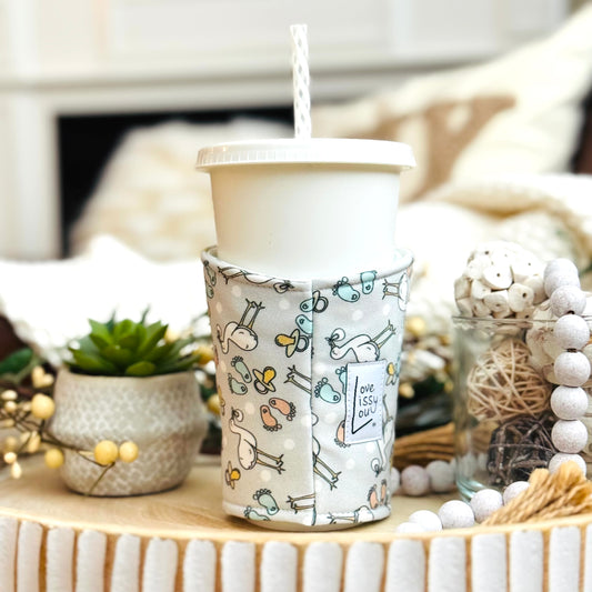 Baby Stork - Coffee Cozy