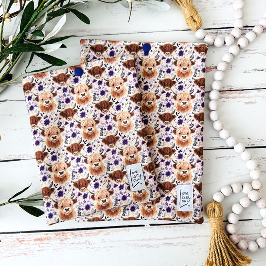 Highland Cows - Kindle + Book Sleeve