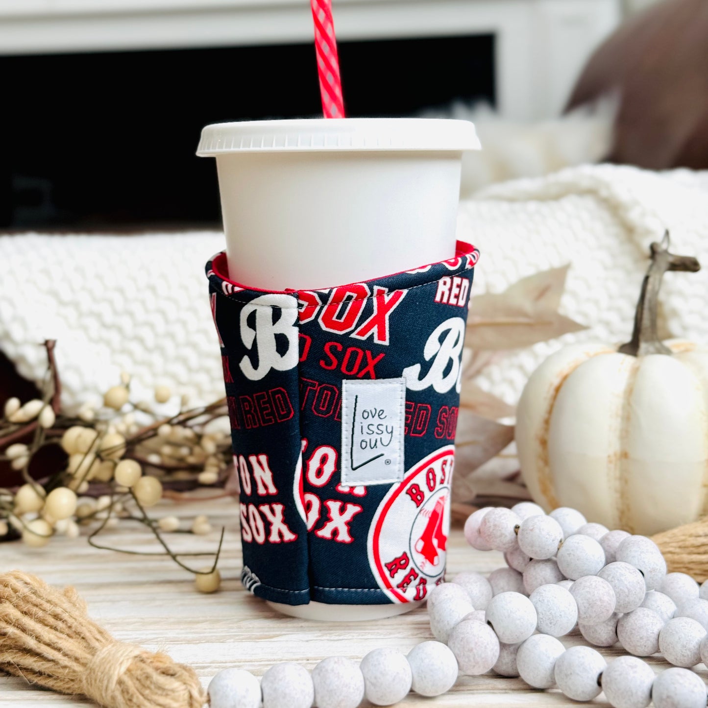 Red Sox | Iced Coffee Cup Cozy
