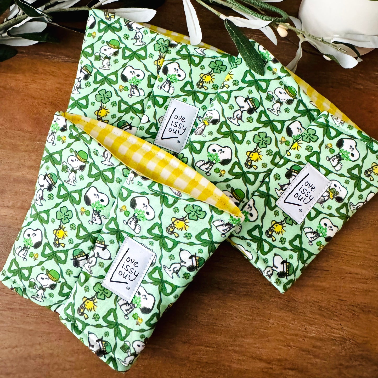 Snoopy St. Patrick's Day - Coffee Cozy