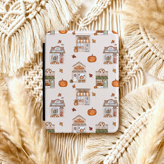 Cozy Fall Village Kindle Case | Free Shipping