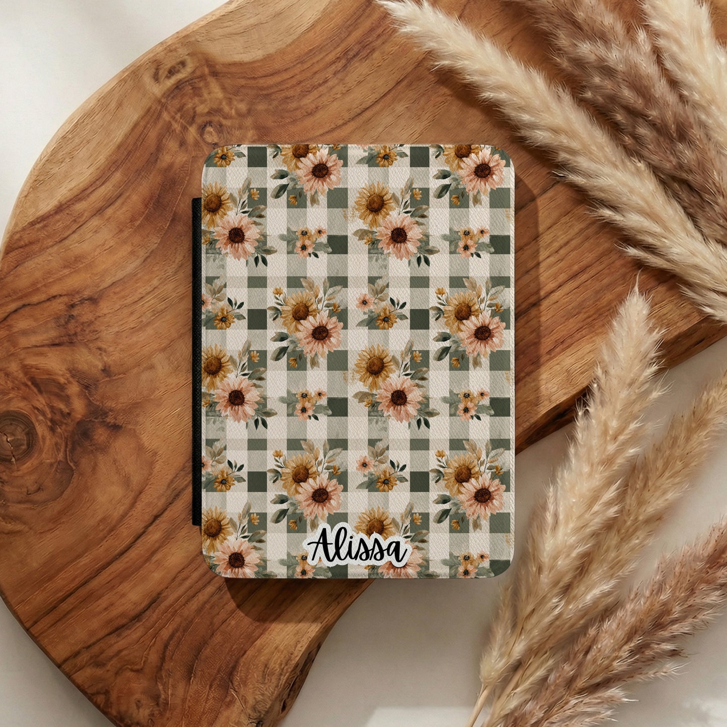 Sunflower Gingham | Kindle Cases | Free Shipping
