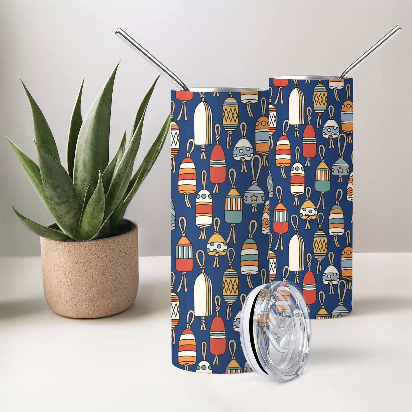 Lobster Buoy | 20 oz Skinny Tumbler | Free Shipping