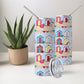 Beach Hut | 20 oz Skinny Tumbler | Free Shipping
