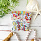 Beach Hut Iced Coffee Cozy | Handmade Reusable Cup Sleeve