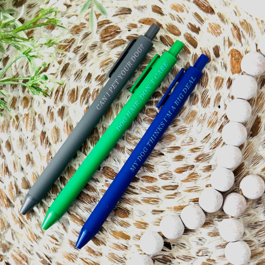 Dog Lover Gel Pens | Set of 3
