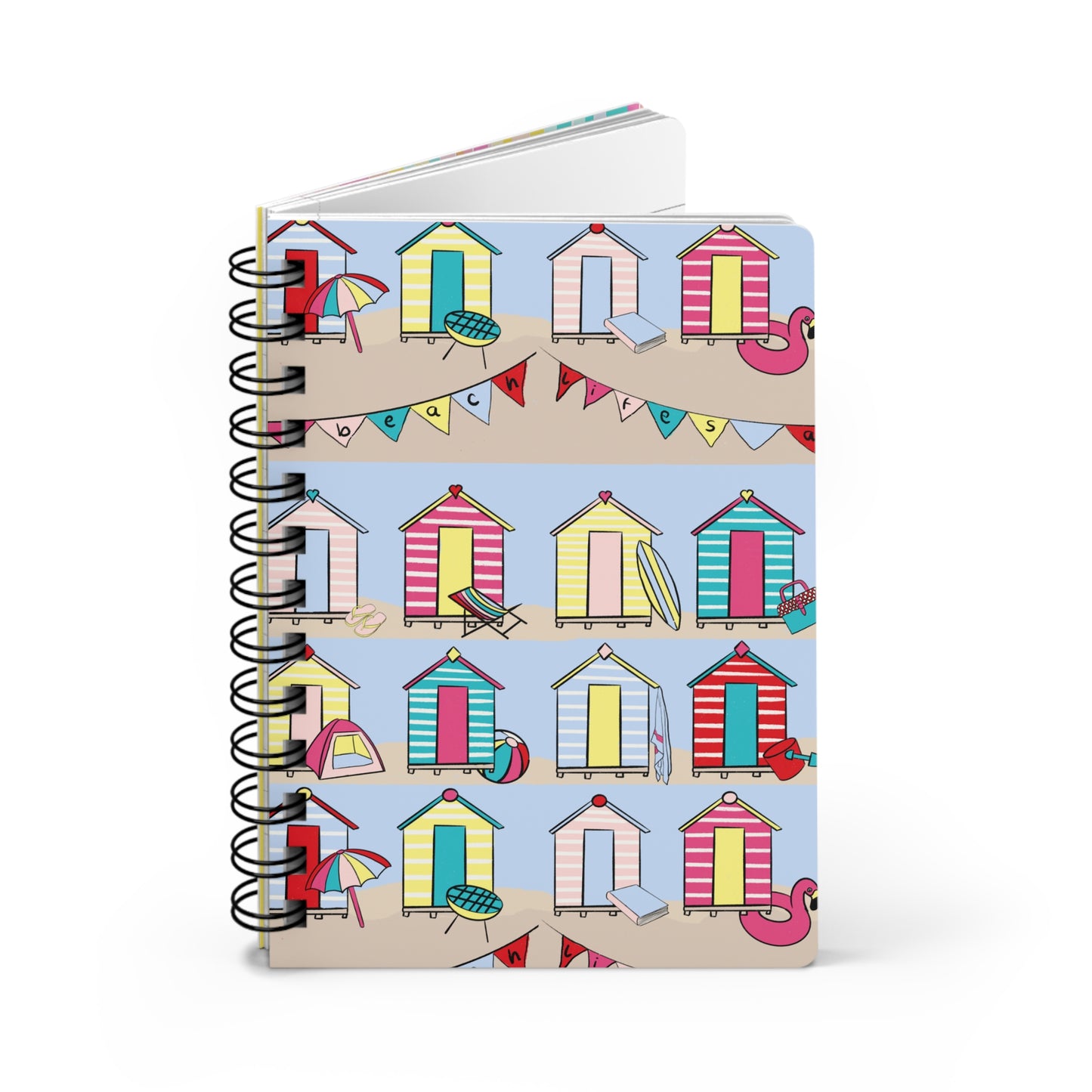 Beach Hut | Boutique Notebook | Spiral Journal