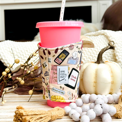Bookish | Iced Coffee Cup Cozy