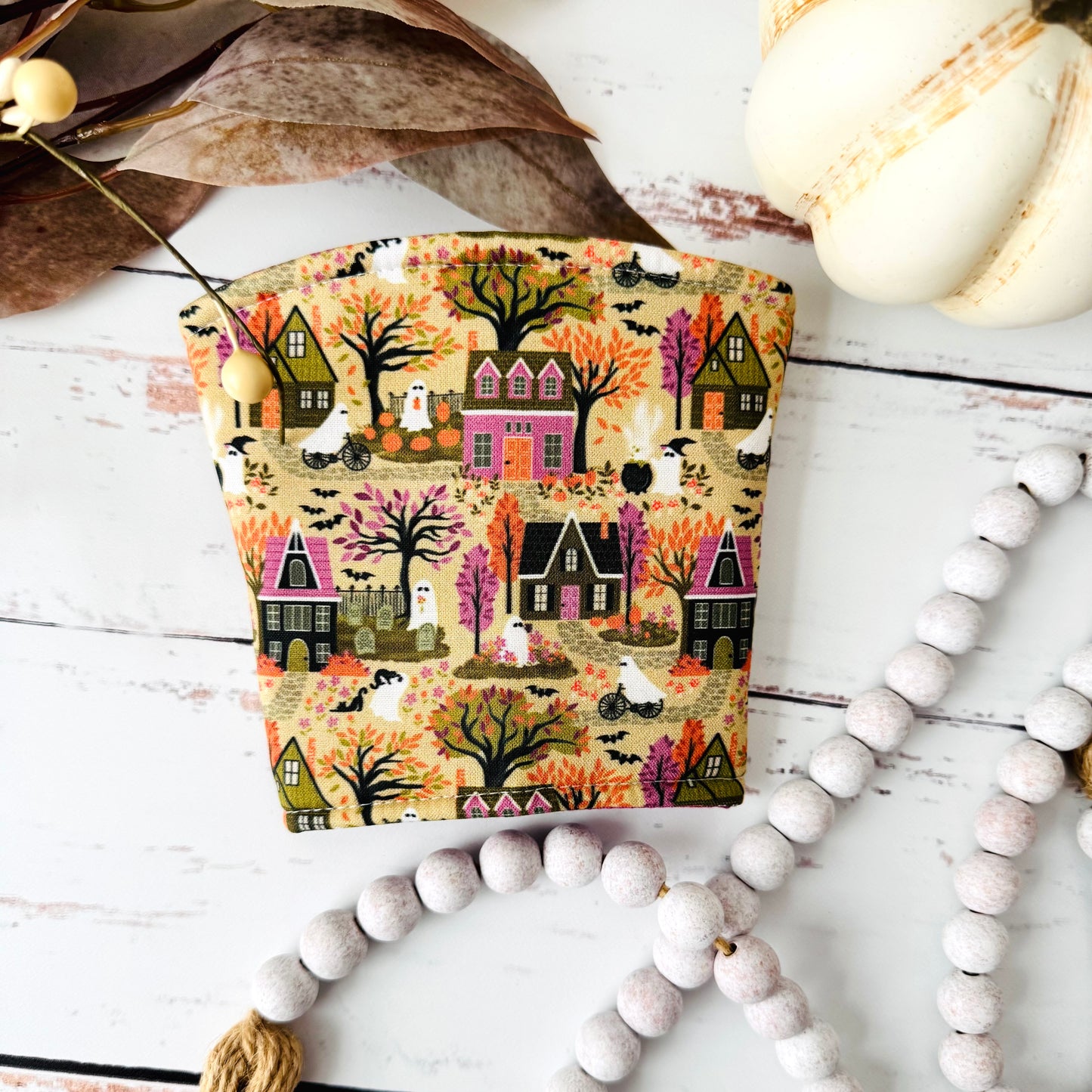 Ghost Town | Iced Coffee Cup Cozy