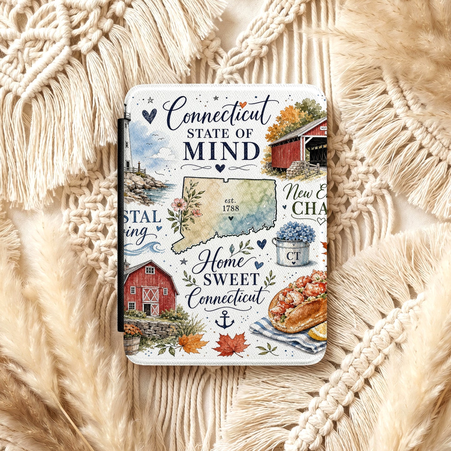 Home Sweet Connecticut | Kindle Cases | Free Shipping