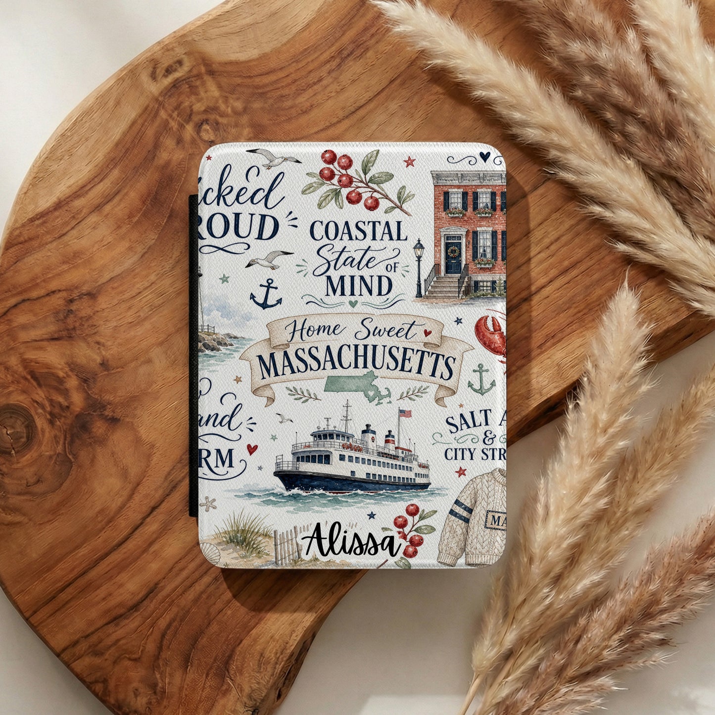 Home Sweet Massachusetts | Kindle Cases | Free Shipping