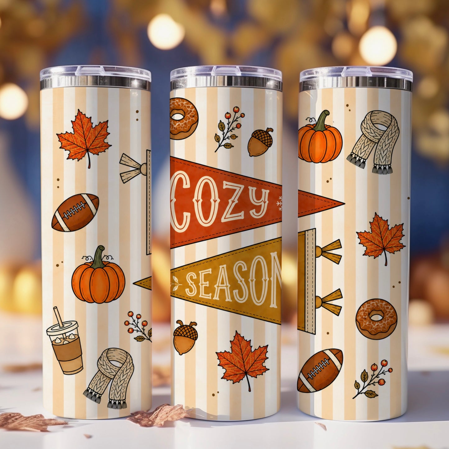 Cozy Season | 20 oz Skinny Tumbler | Free Shipping