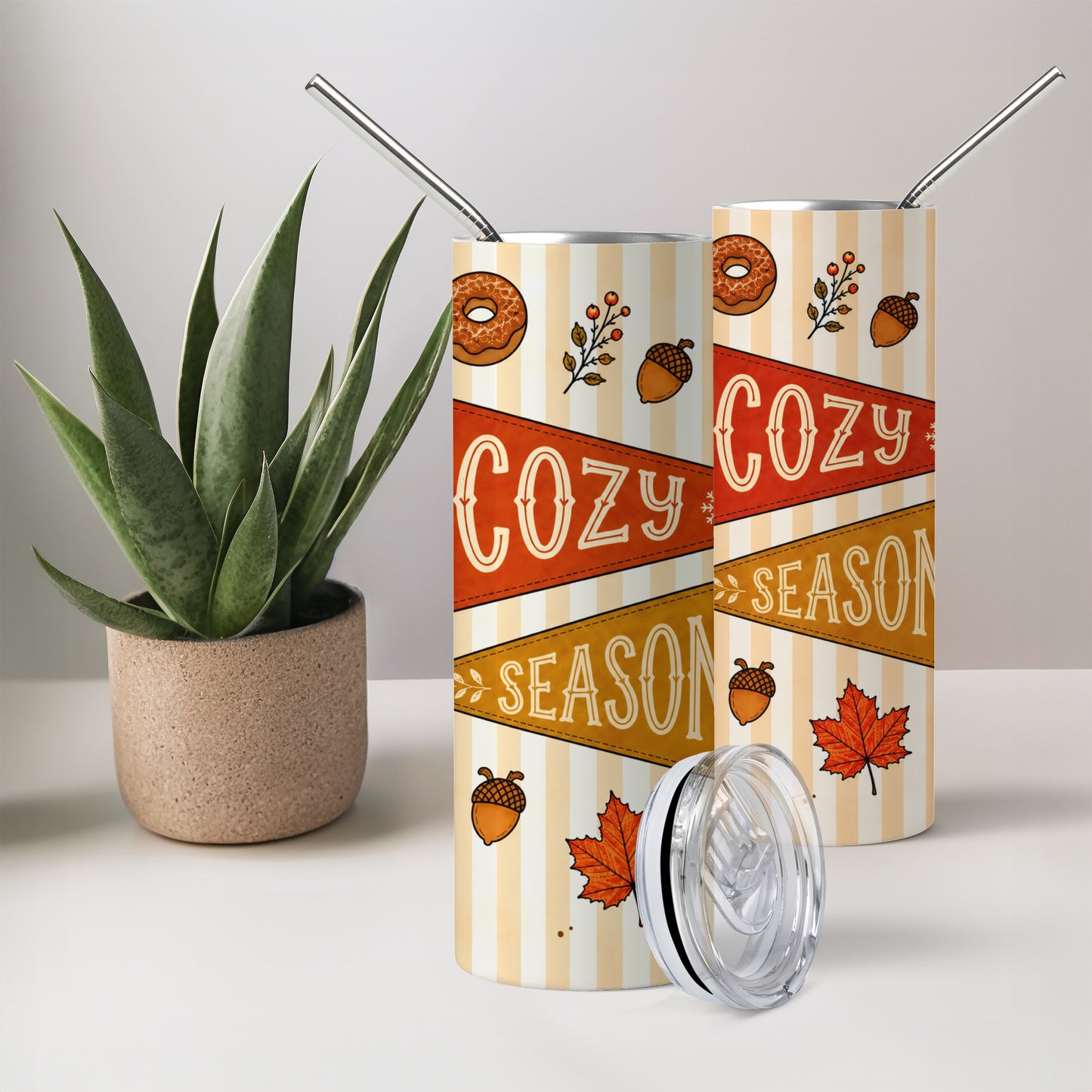Cozy Season | 20 oz Skinny Tumbler | Free Shipping