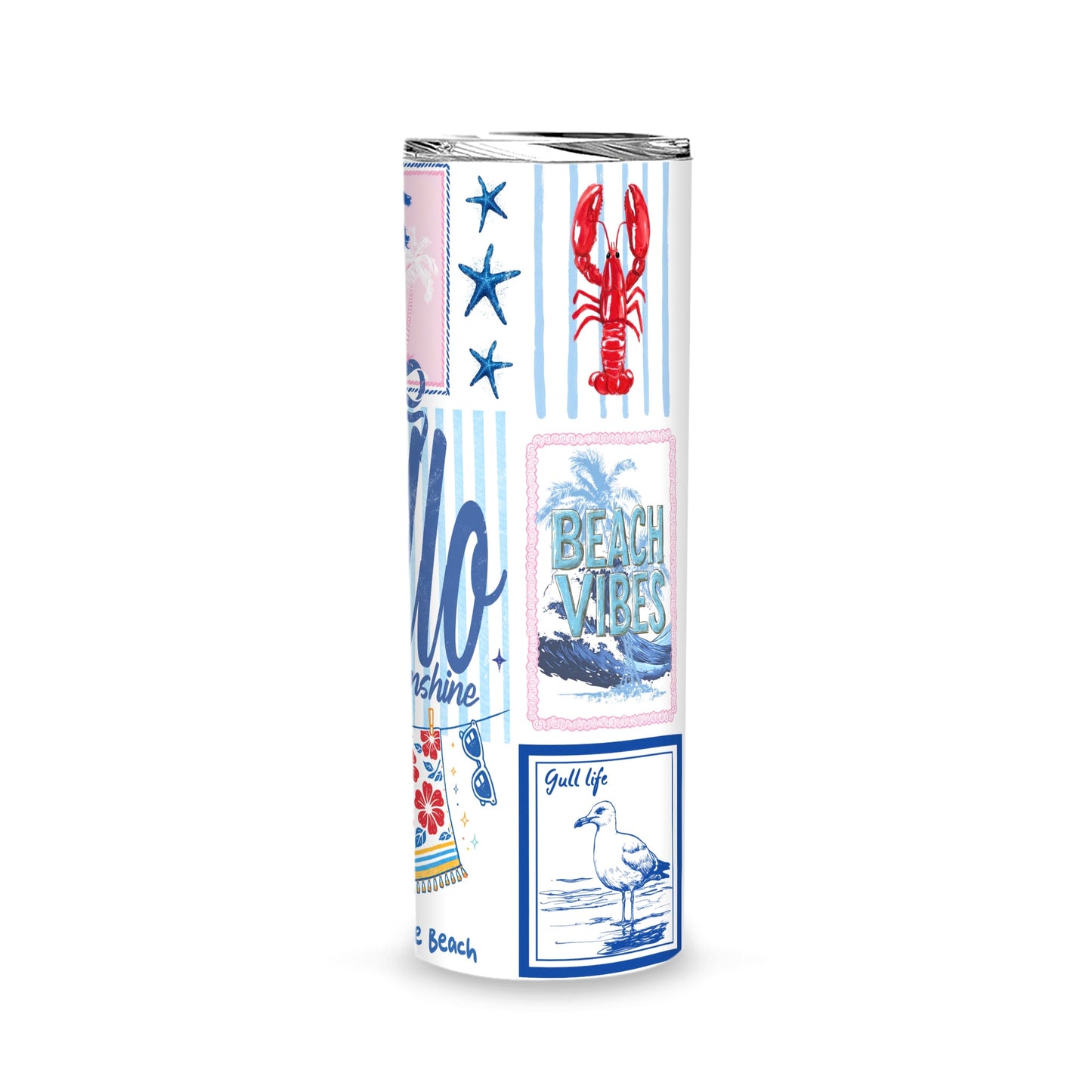 Coastal | 20 oz Skinny Tumbler | Free Shipping