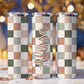 Boho Checker | Skinny Tumbler | Free Shipping + Personalization
