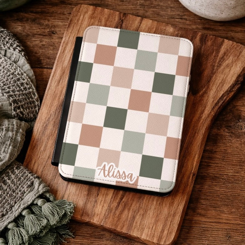 Boho Checker | Kindle Cases | Free Shipping + Personalization