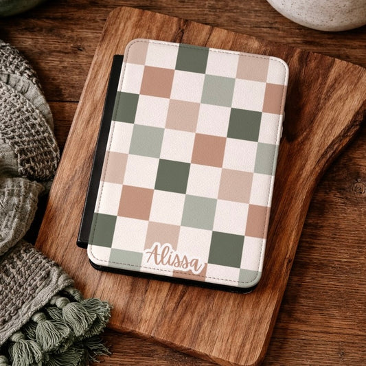 Boho Checker | Kindle Cases | Free Shipping + Personalization