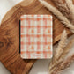 Watercolor Peach Plaid | Kindle Cases | Free Shipping + Personalization