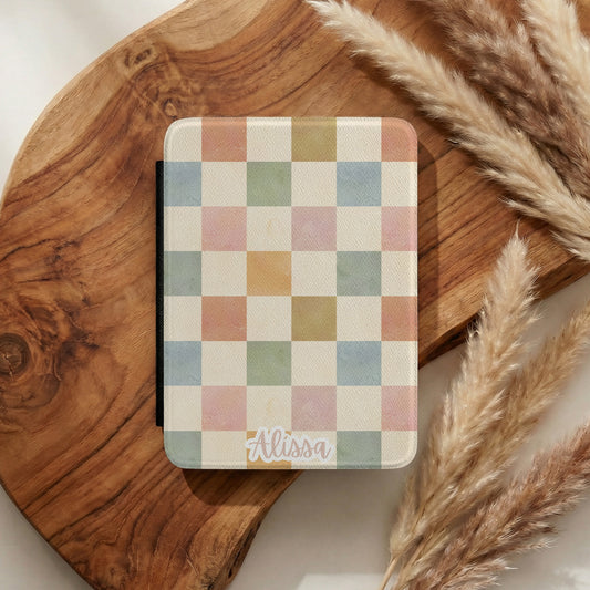 Pastel Checker | Kindle Cases | Free Shipping + Personalization