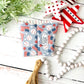 Home Run USA Iced Coffee Cozy | Handmade Reusable Cup Sleeve