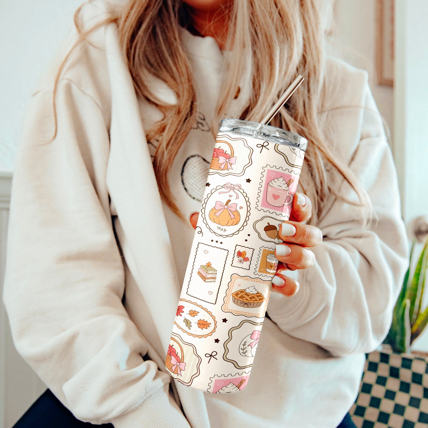 Coquette Autumn | Skinny Tumbler | Free Shipping + Personalization