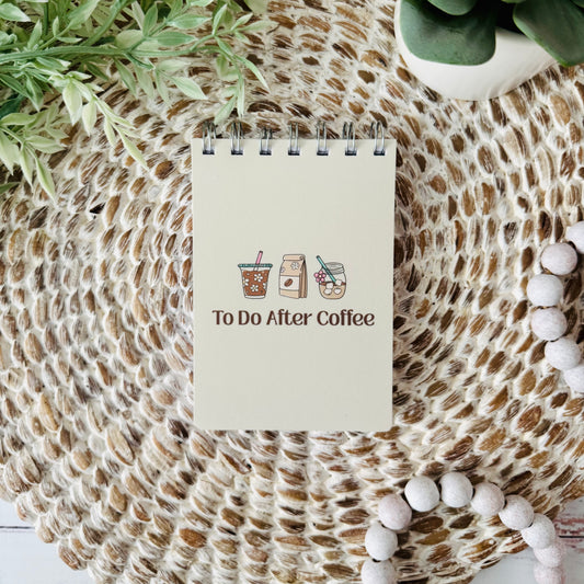 To Do After Coffee | Mini Jotter Notebook