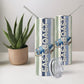 East Coast Stripes Skinny Tumbler | Free Shipping
