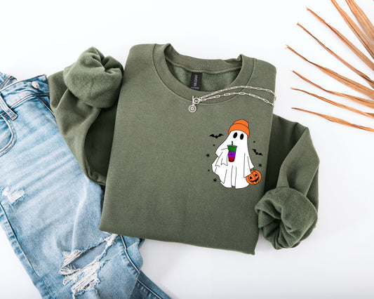 Coffee Ghost - Crewneck Sweatshirt