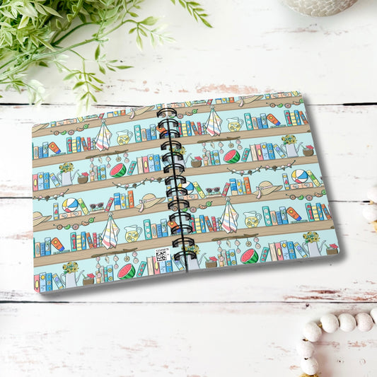 Summer Bookshelf | Boutique Notebook | Spiral Journal