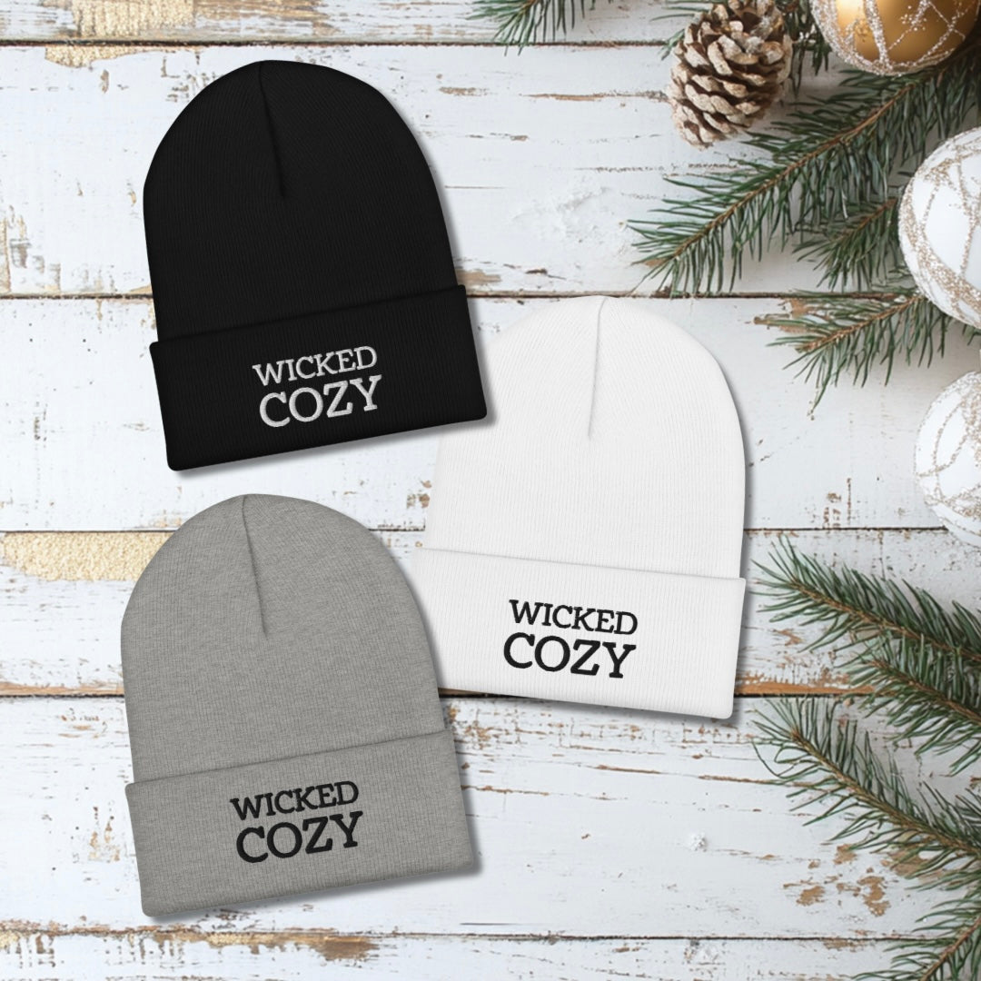 Wicked Cozy - Embroidered Beanie