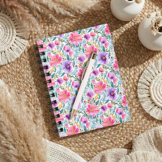 Watercolor Floral - Notebook